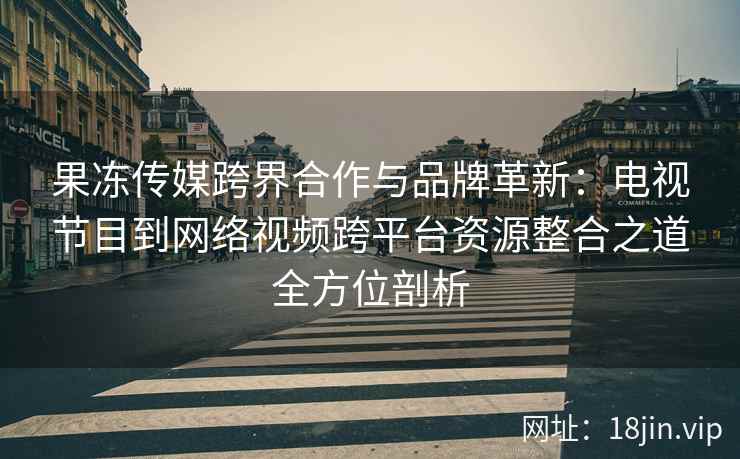果冻传媒跨界合作与品牌革新：电视节目到网络视频跨平台资源整合之道全方位剖析