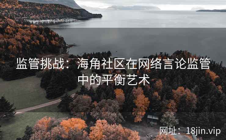 监管挑战：海角社区在网络言论监管中的平衡艺术
