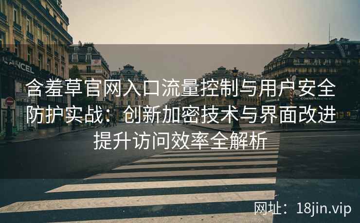 含羞草官网入口流量控制与用户安全防护实战：创新加密技术与界面改进提升访问效率全解析