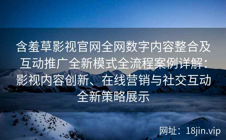 含羞草影视官网全网数字内容整合及互动推广全新模式全流程案例详解：影视内容创新、在线营销与社交互动全新策略展示
